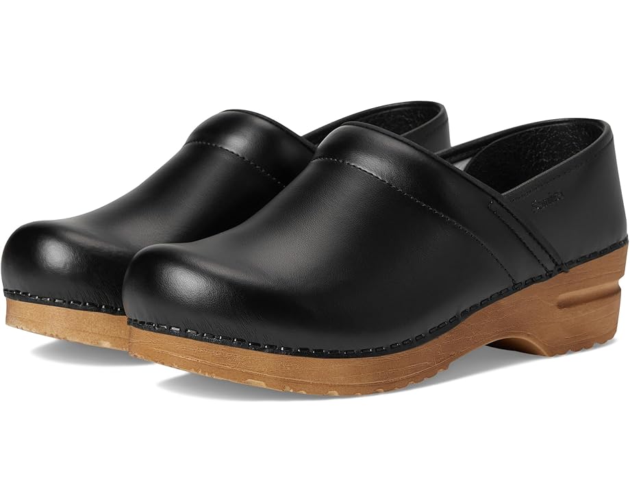 Сабо Sanita Professional Pu, цвет Black/Tan
