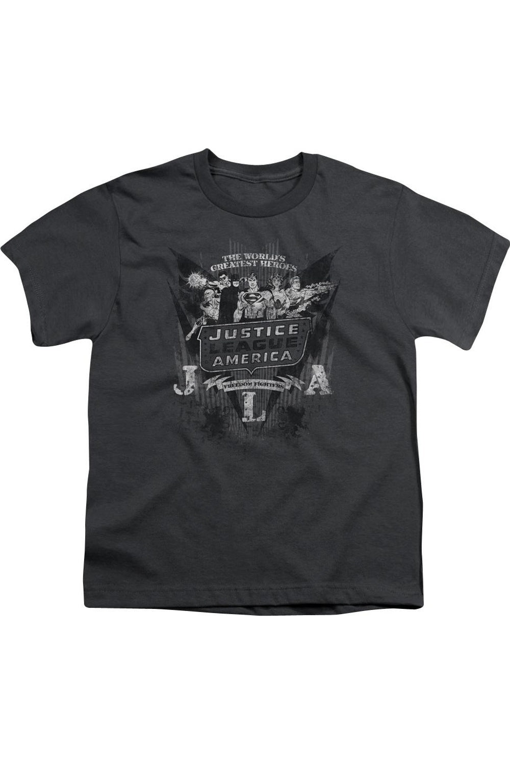 

Футболка с коротким рукавом DC Comics Greatest Heroes для детей Gildan, Charcoal