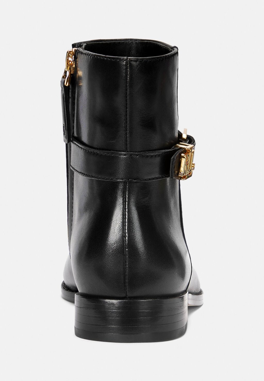 

Ботильоны BROOKE BURNISHED LEATHER BOOTIE Ralph Lauren, черный