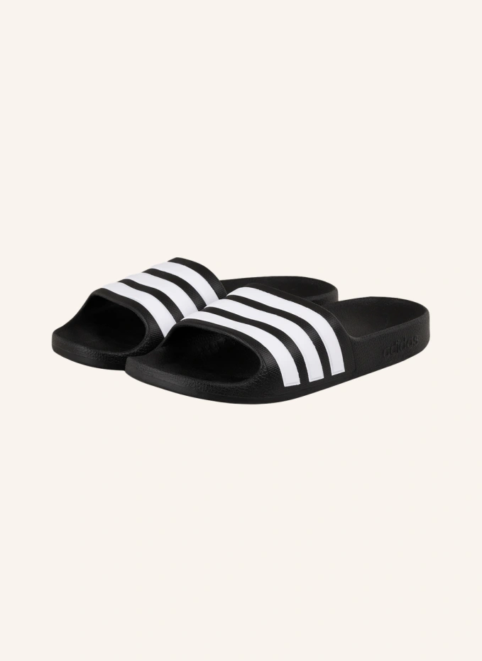 Мюли adilette aqua Adidas, черный