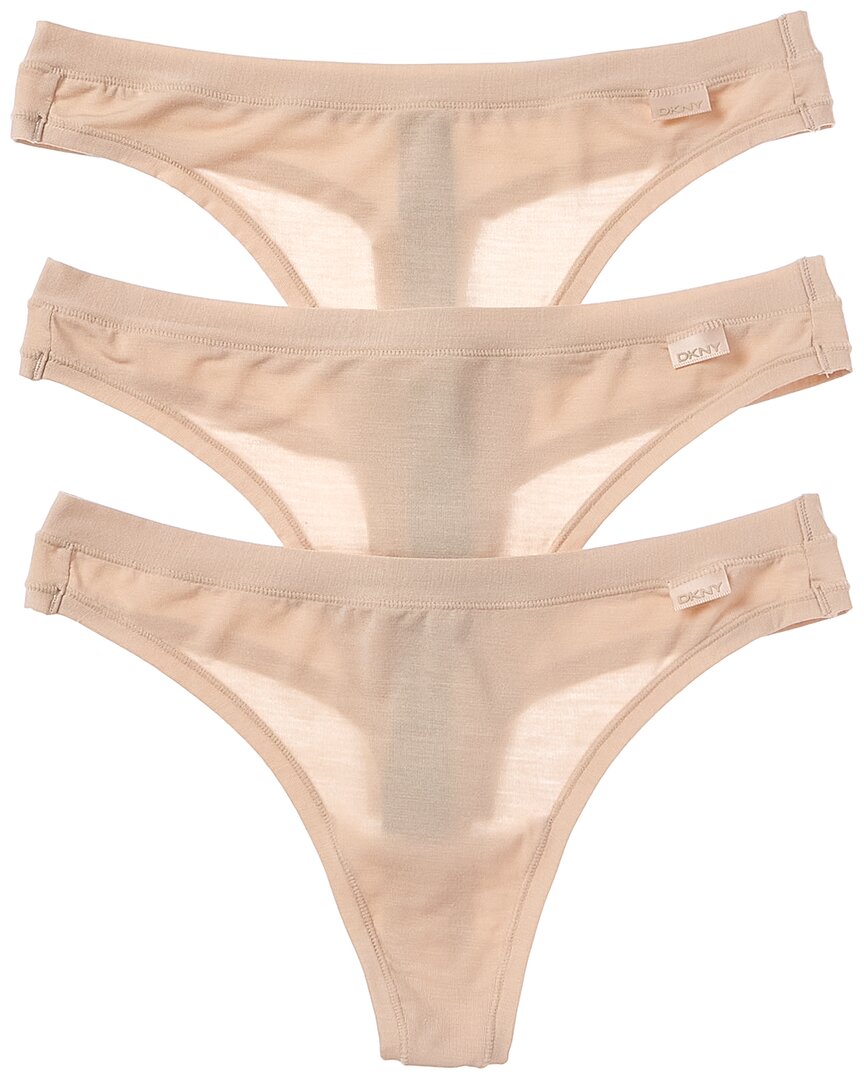 

Стринги DKNY 3 шт, цвет multi