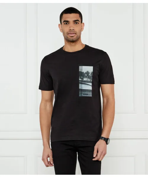 

Футболка deserttech sj Regular fit Boss Green, черный