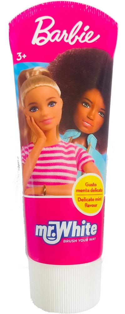 

Зубная паста Mr.White Barbie, 3+ 75 мл