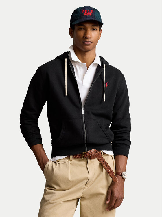 

Свитшот regular fit Fleece 710813297001 Polo Ralph Lauren, черный
