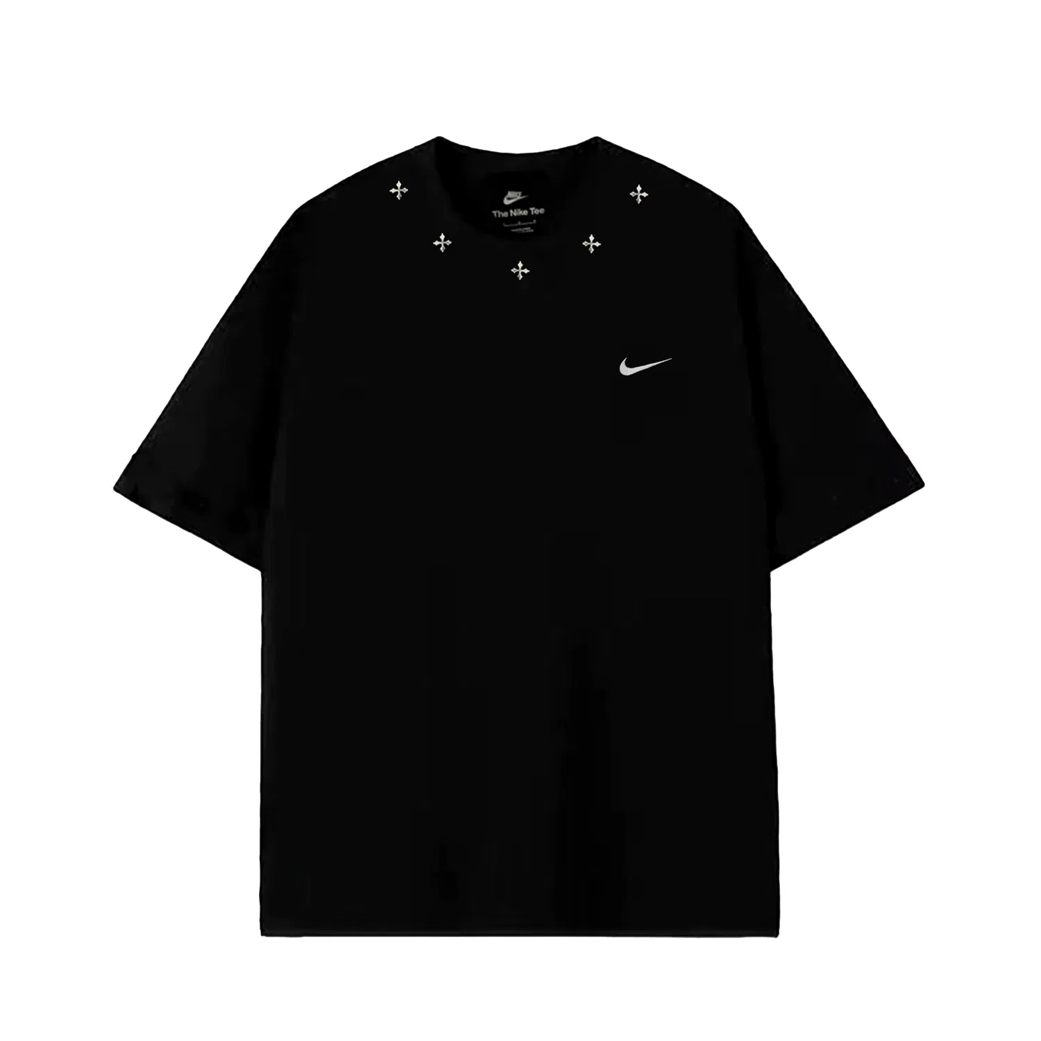 Футболка Nike Sportswear с вышивкой, белая — фото 3