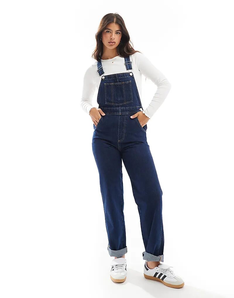 

Джинсовый комбинезон ASOS DESIGN, цвет: стираный