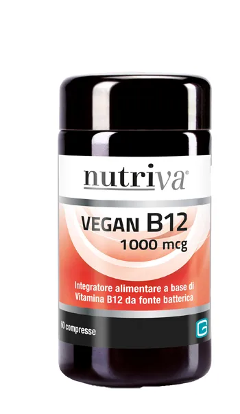 

Nutriva Vegan Добавка витамина B12, 60 таблеток