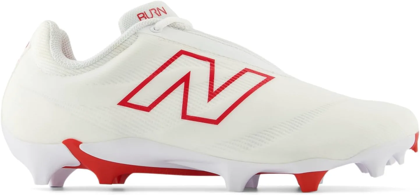 Кроссовки New Balance Burnx4 Lacrosse для мужчин и женщин, белый/красный