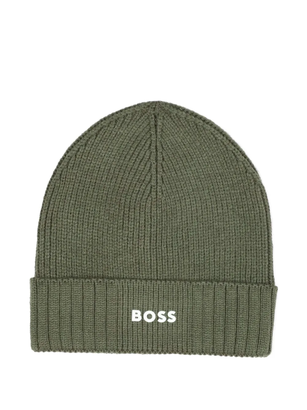 

Шапка бини в рубчик BOSS Kidswear, зеленый