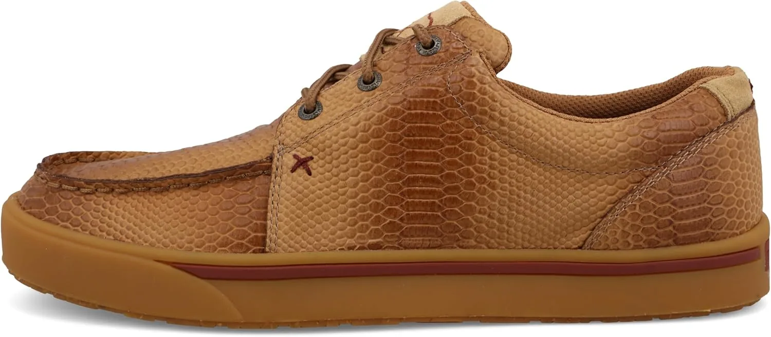 Мужские повседневные кроссовки Twisted X Moc Toe - Mca0078, коричневый — фото 4