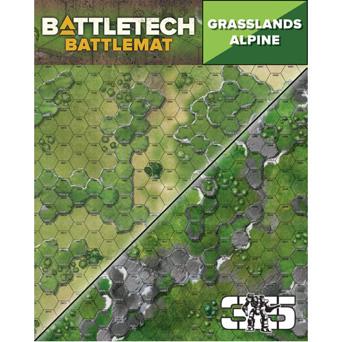 

Игровой коврик Battletech Battle Mat Grasslands Alpine Catalyst Game Labs