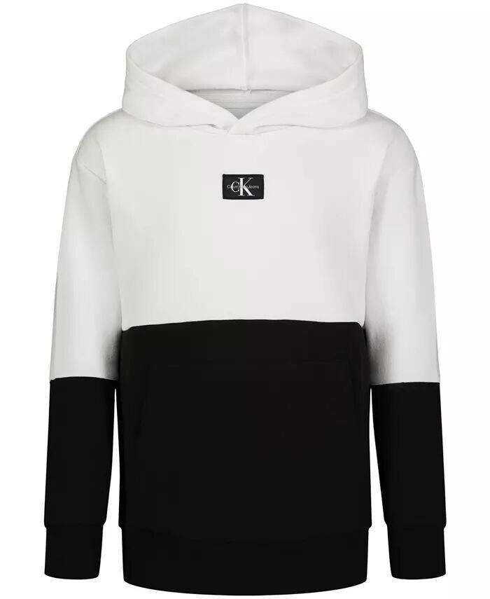

Толстовка с цветными блоками для больших мальчиков Calvin Klein, черный