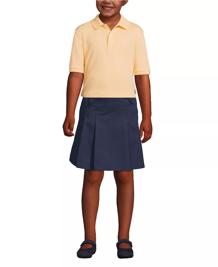 

Мальчиковая поло с коротким рукавом Interlock Lands' End, желтый