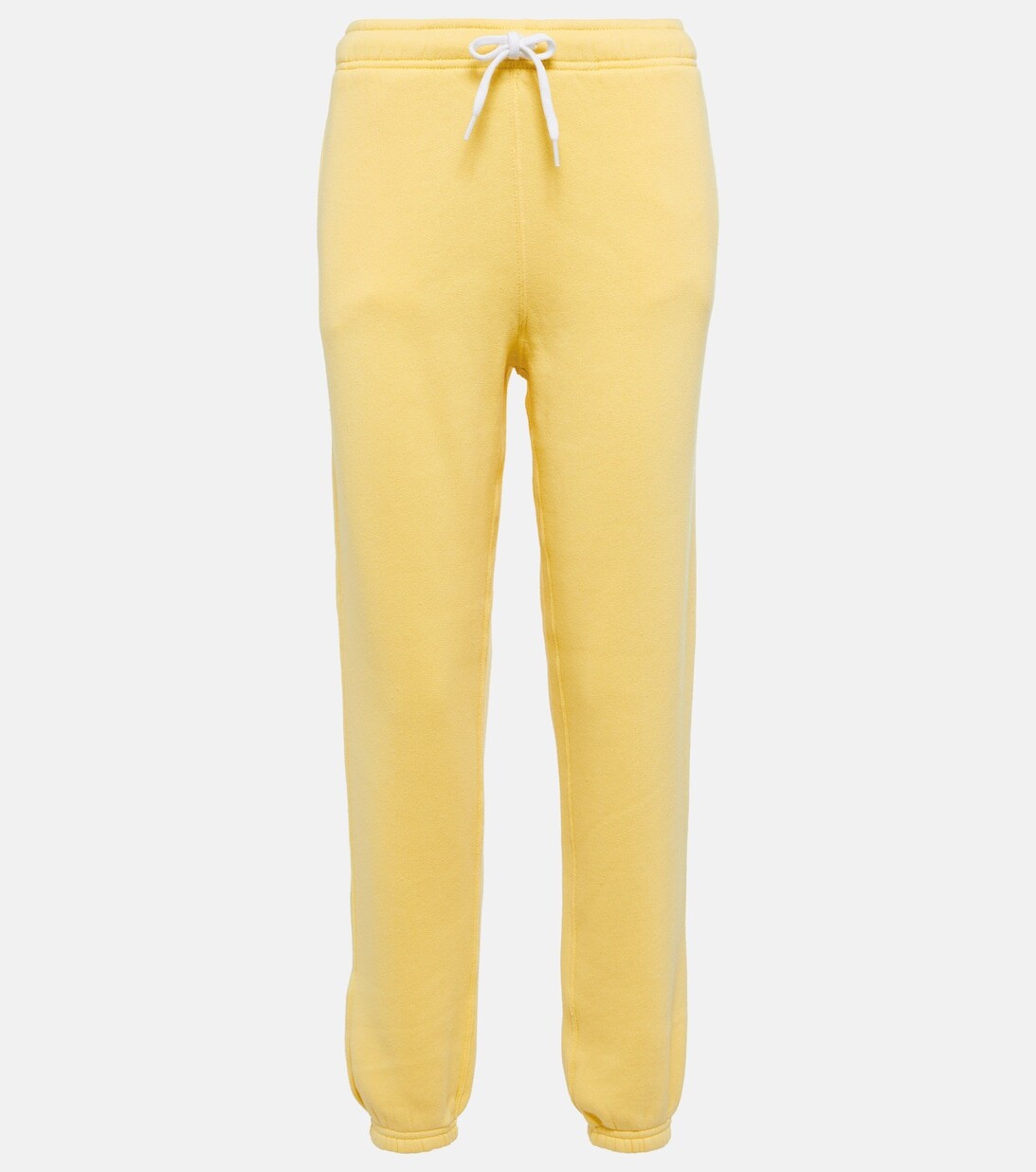 

Спортивные брюки из смесового хлопка и флиса POLO RALPH LAUREN, желтый