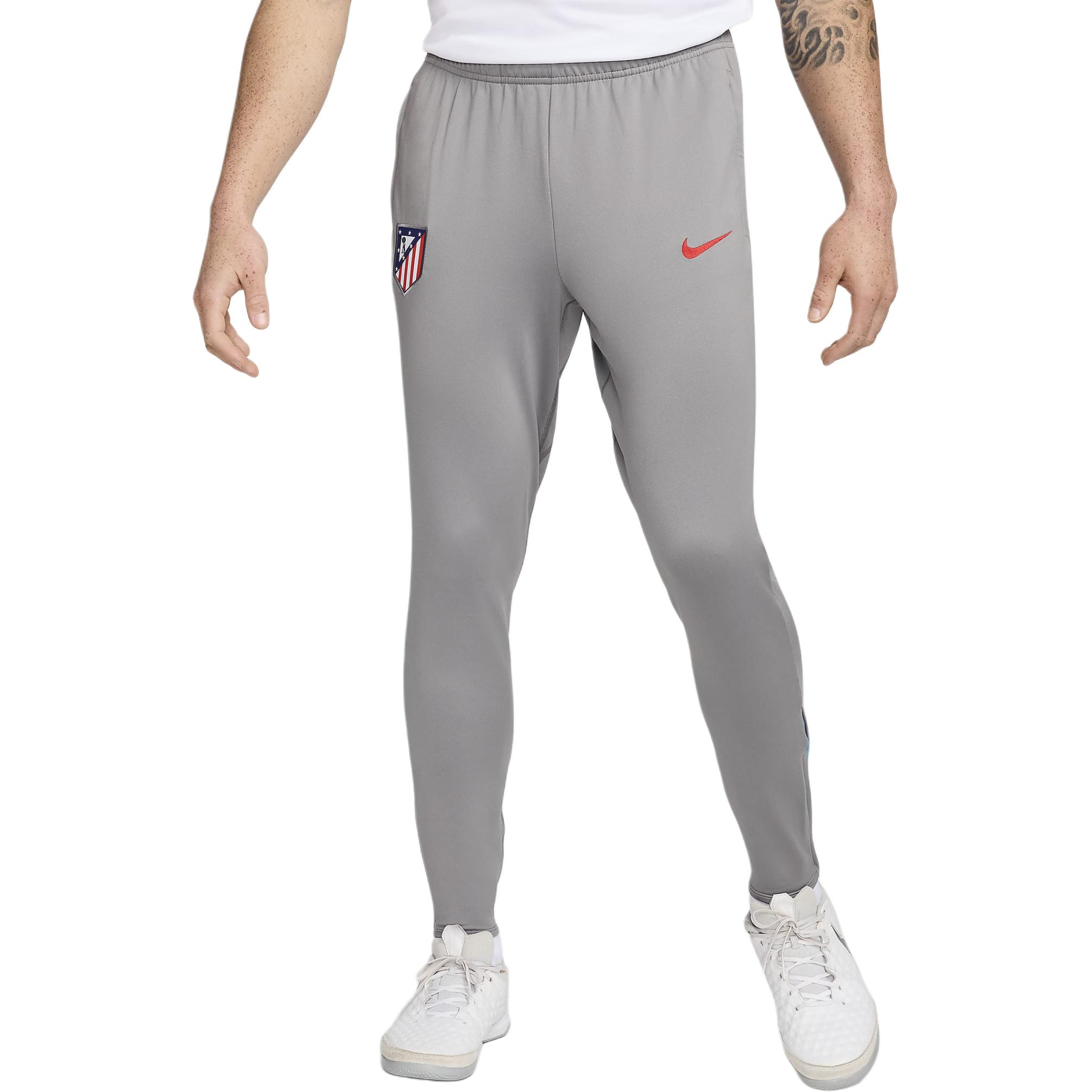Футболка Nike Atletico Madrid Team Soccer Bottom мужская однотонная оловянная/шумовая водяная зеленая/светло-красная — фото 2