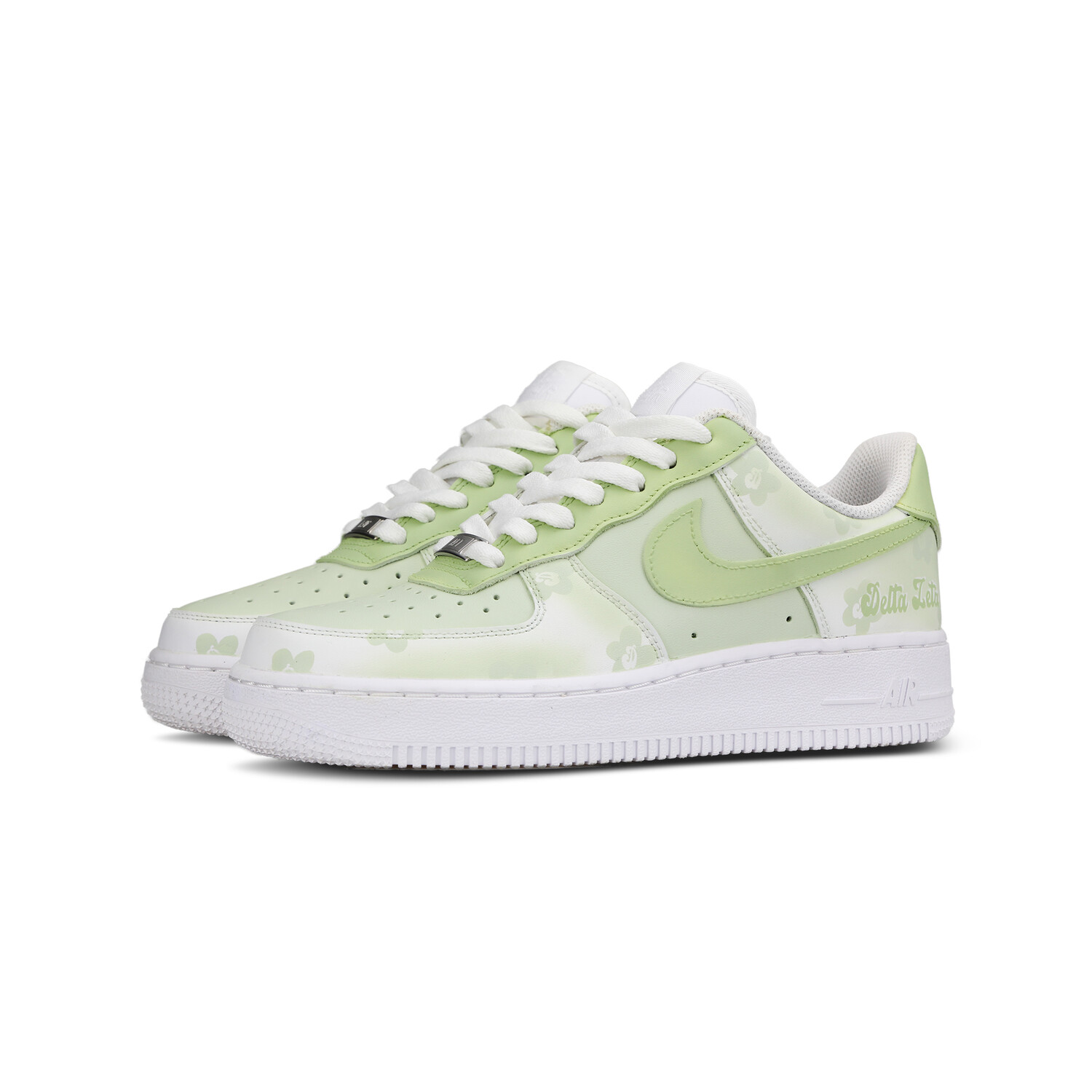 Кроссовки Nike Air Force 1 Skateboarding Shoes Women's Low-top Green/White, цвет Matcha — фото 3