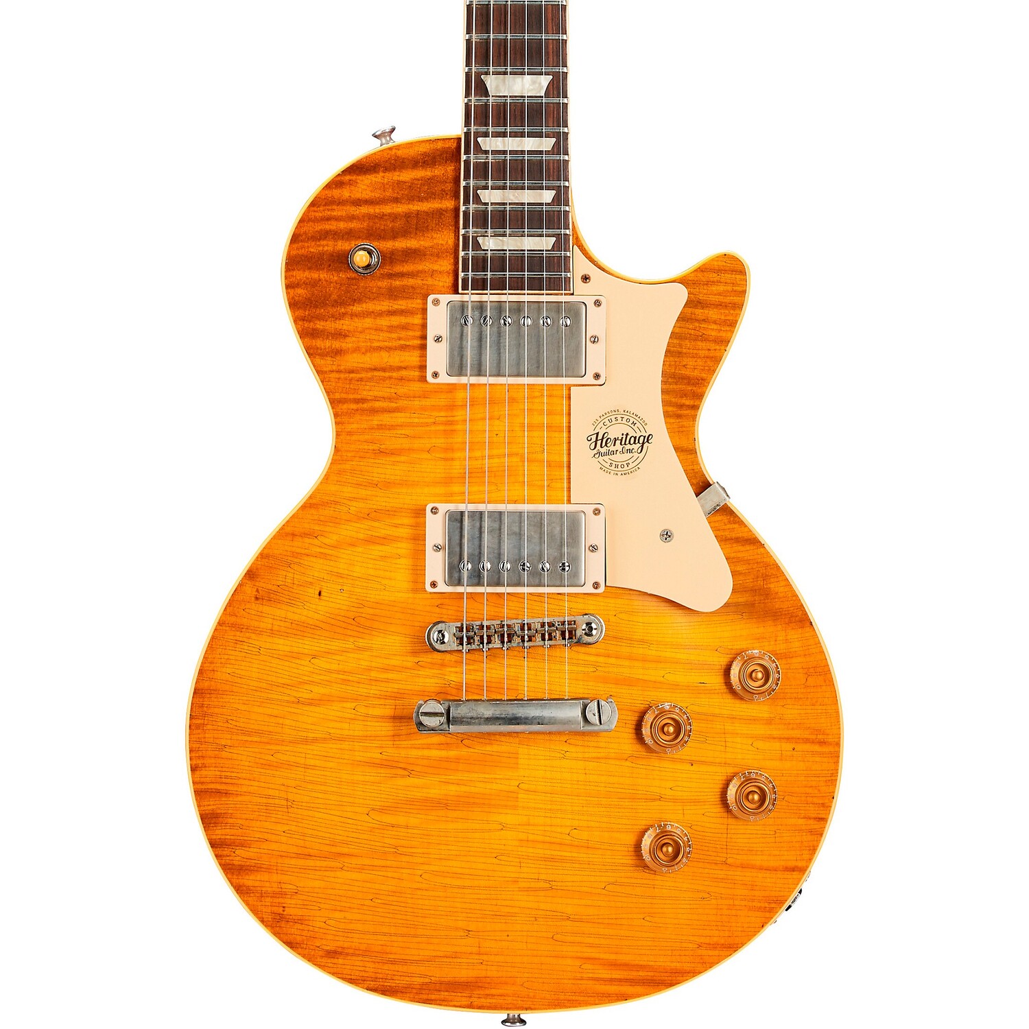 

Heritage Custom Shop Core Collection H-150 Электрогитара Artisan Aged в футляре Dirty Lemon Burst