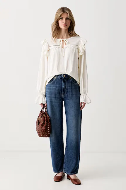 Джинсы Leg Tommy Hilfiger, синий — фото 2