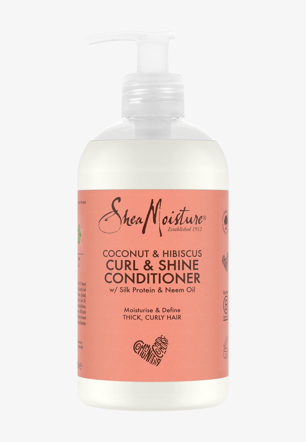 

Кондиционер Shea Moisture Coconut And Hibiscus Curl And Shine Conditioner SheaMoisture