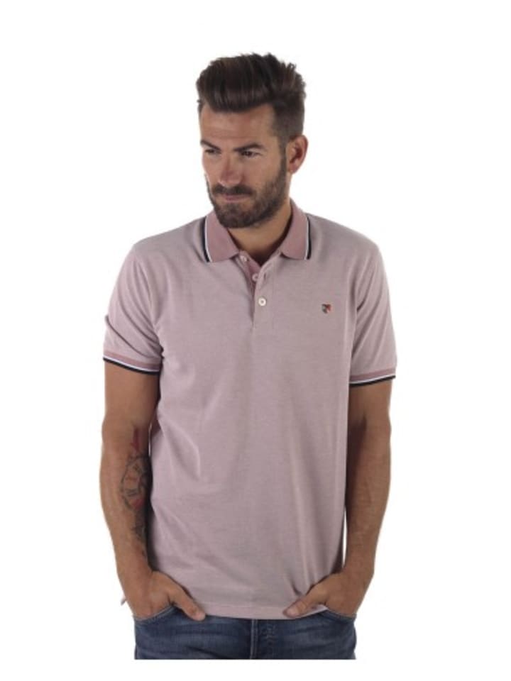 

Футболка поло Jack & Jones, розовый