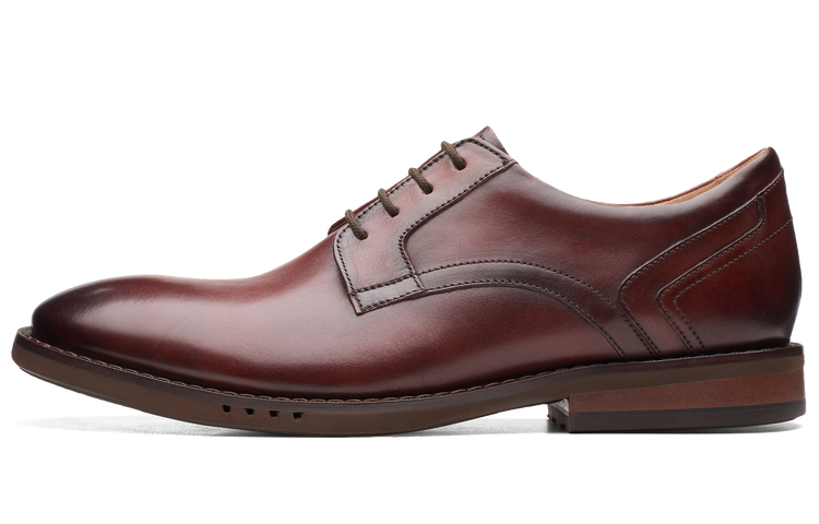 

Туфли дерби из кожи Un Hugh Lace Clarks, Brown 261683238