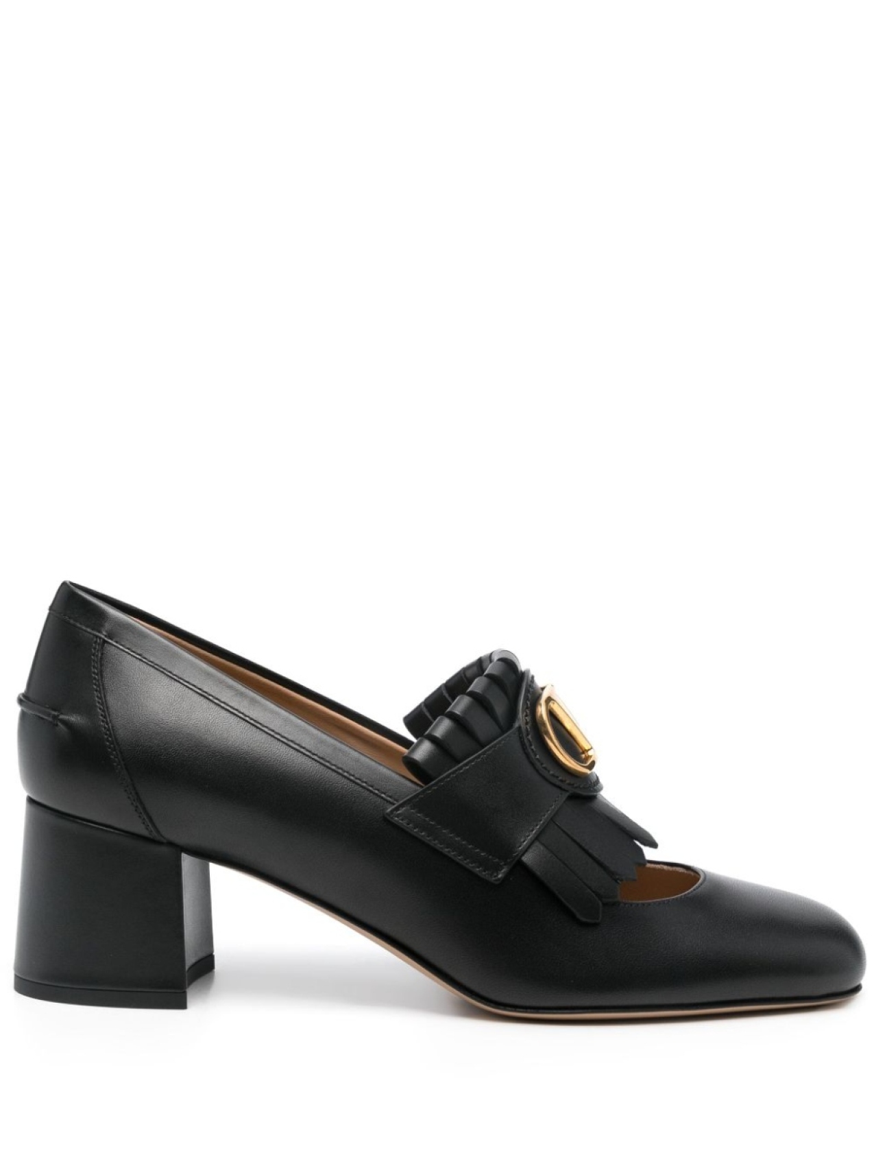 Valentino Garavani туфли с логотипом VLogo Signature 60, черный