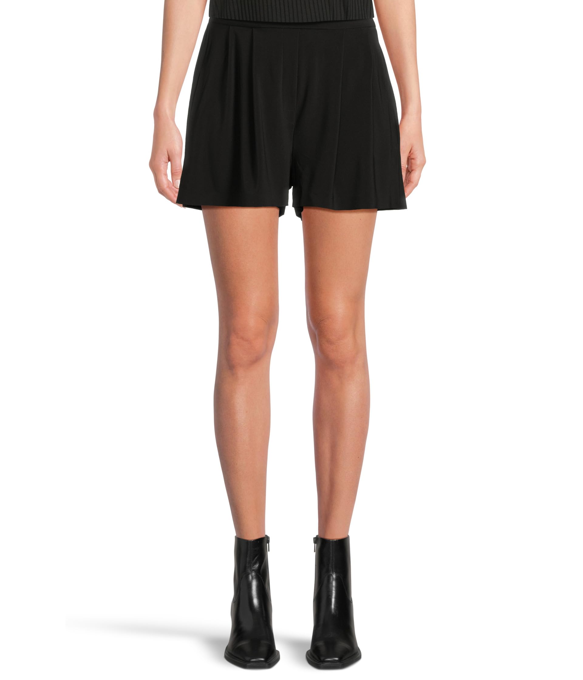 

Шорты Norma Kamali Pleat Shorts, черный