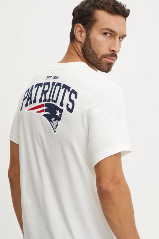 

Хлопковая футболка New England Patriots Nike, бежевый