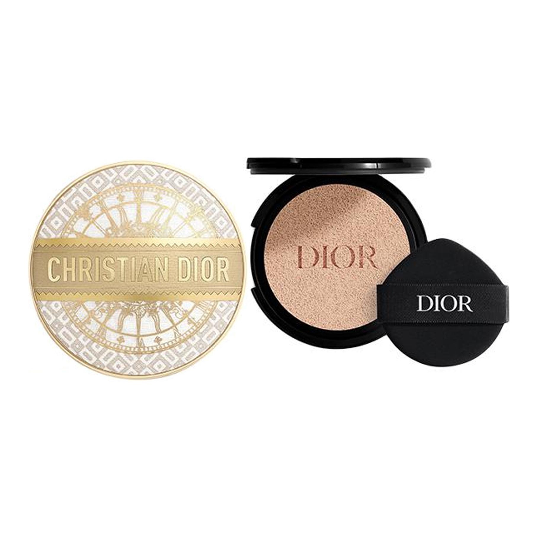 

Роскошная золотая внешняя упаковка с мягким блестящим покрытием воздушные подушечки для коррекции тона кожи 13g DIOR