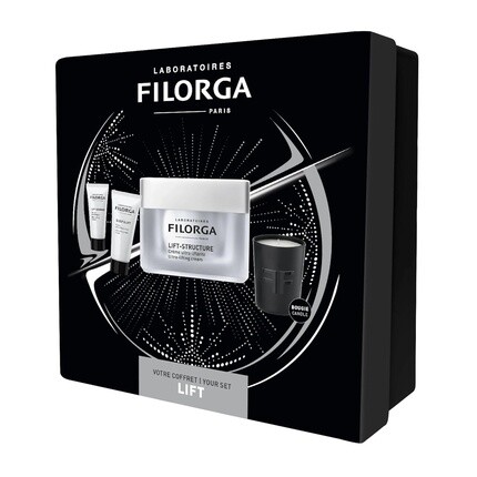 

Filorga Lift-Structure Christmas Set Ультра-лифтинг и укрепляющий крем 50 мл Ночной крем 15 мл Сыворотка 7 мл и ароматическая свеча