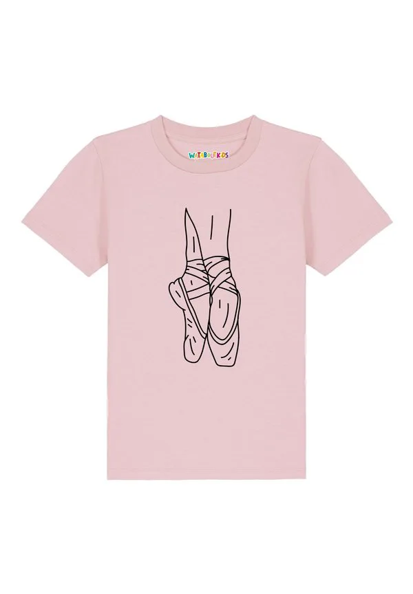 Футболка с принтом «балет» Watapparel, Cotton Pink — фото 2
