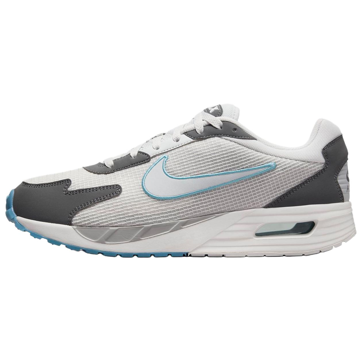 

Nike Кроссовки для бега Air Max Solo дышащие мужские белый серый синий