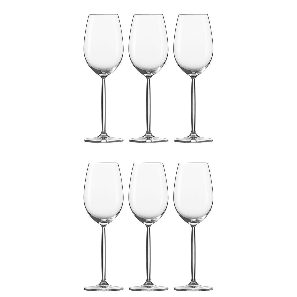 

Schott Zwiesel 104097 Бокал для белого вина Diva, бокал для белого вина, 300 мл, В 23 см, прозрачный (6 шт.)