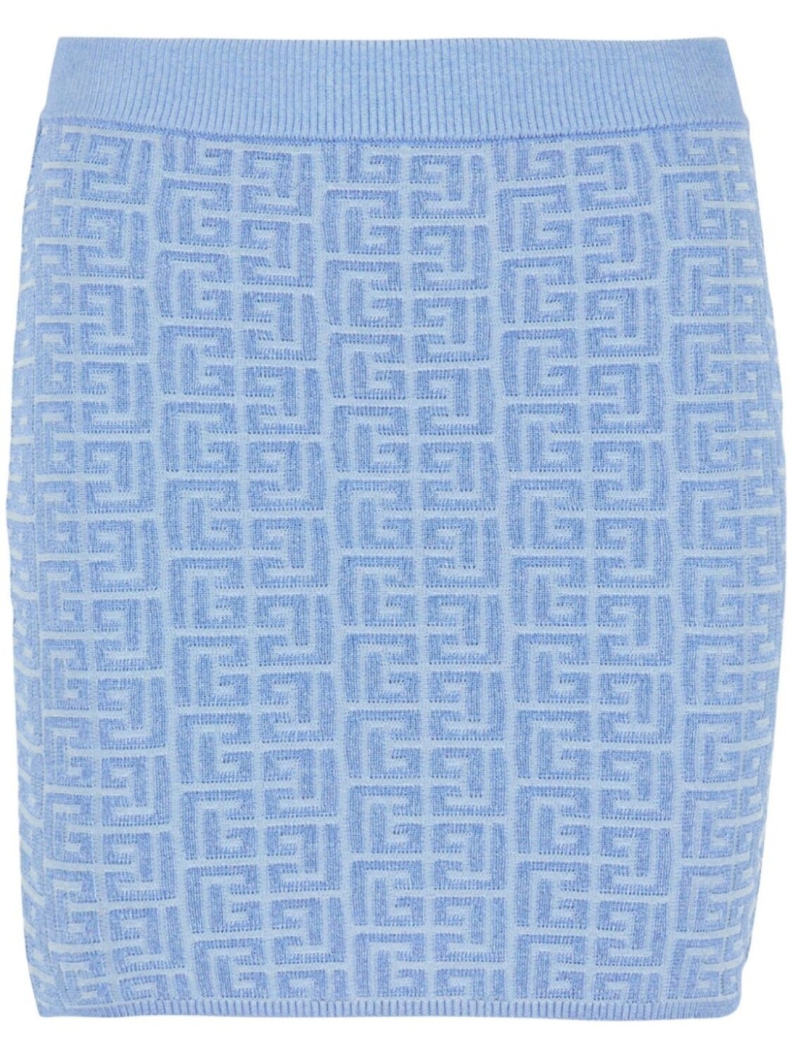 

Жаккардовая юбка Labyrinth Balmain, синий