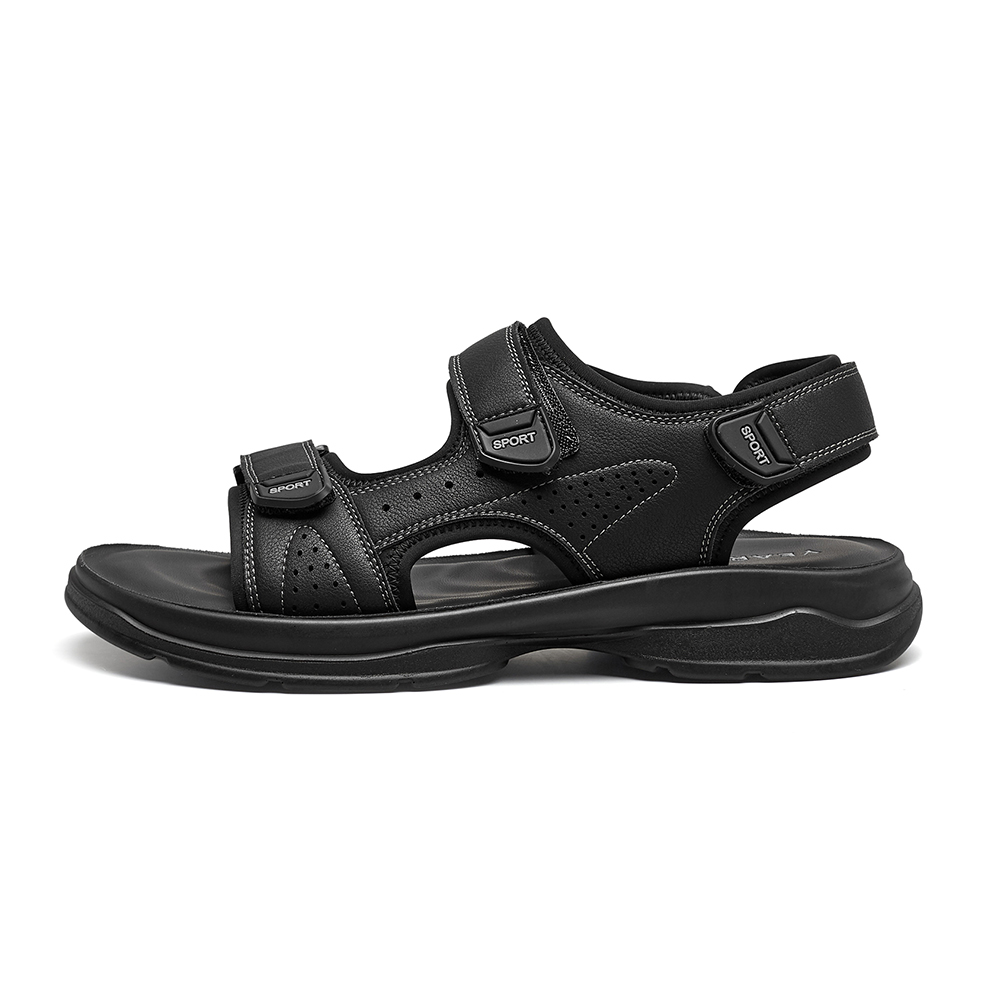 

YEARCON Пляжные сандалии мужские черные, цвет Black