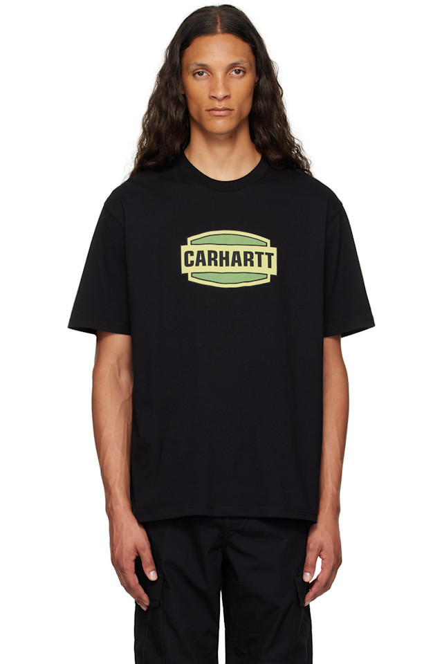 

Футболка с принтом Press Script Carhartt Work In Progress, черный