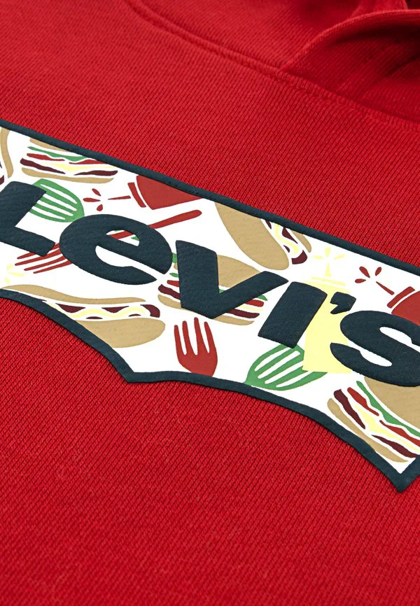 Худи с рукавами «летучая мышь» в стиле барбекю Levi'S, Urban Red — фото 3