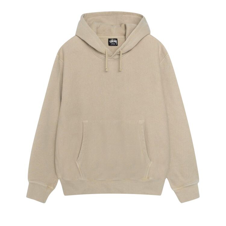 

Худи Stussy Pigment Dyed Buana Hoodie Khaki, желто-коричневый