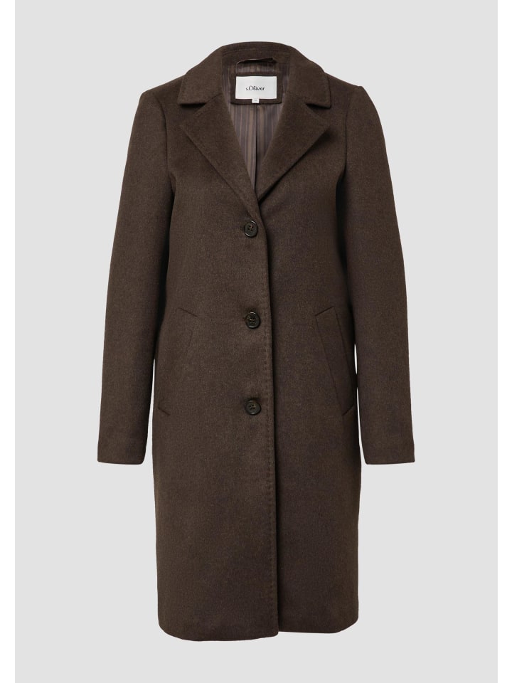 

Пальто для улицы в цвете 89W7_темно-коричневый s.Oliver