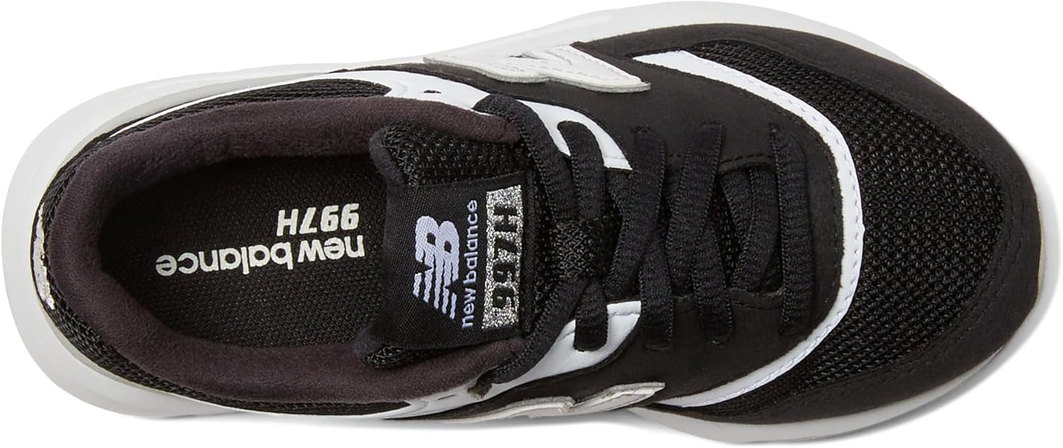 Детские кроссовки New Balance 997h V1 на шнуровке (унисекс), черный — фото 3