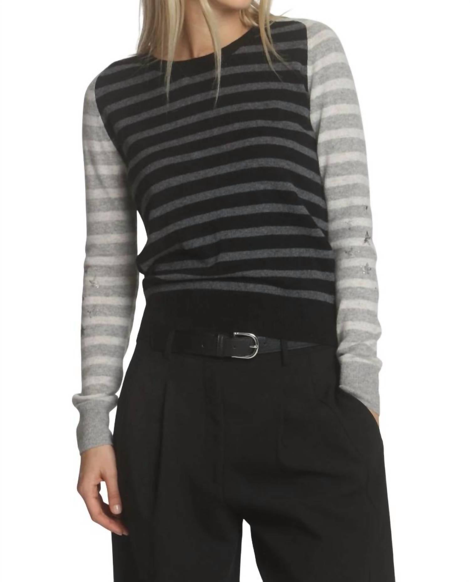

Топ Emma Glory Stripe черного цвета LABEL+thread