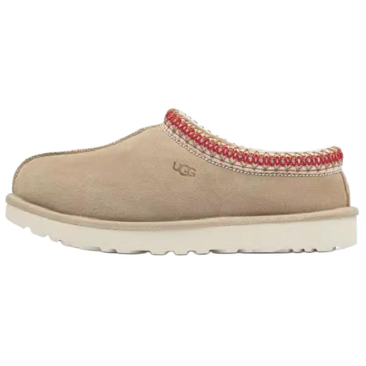 UGG Женские сандалии с закрытым носком, устойчивые к истиранию, бежевые, с резиновой подошвой
