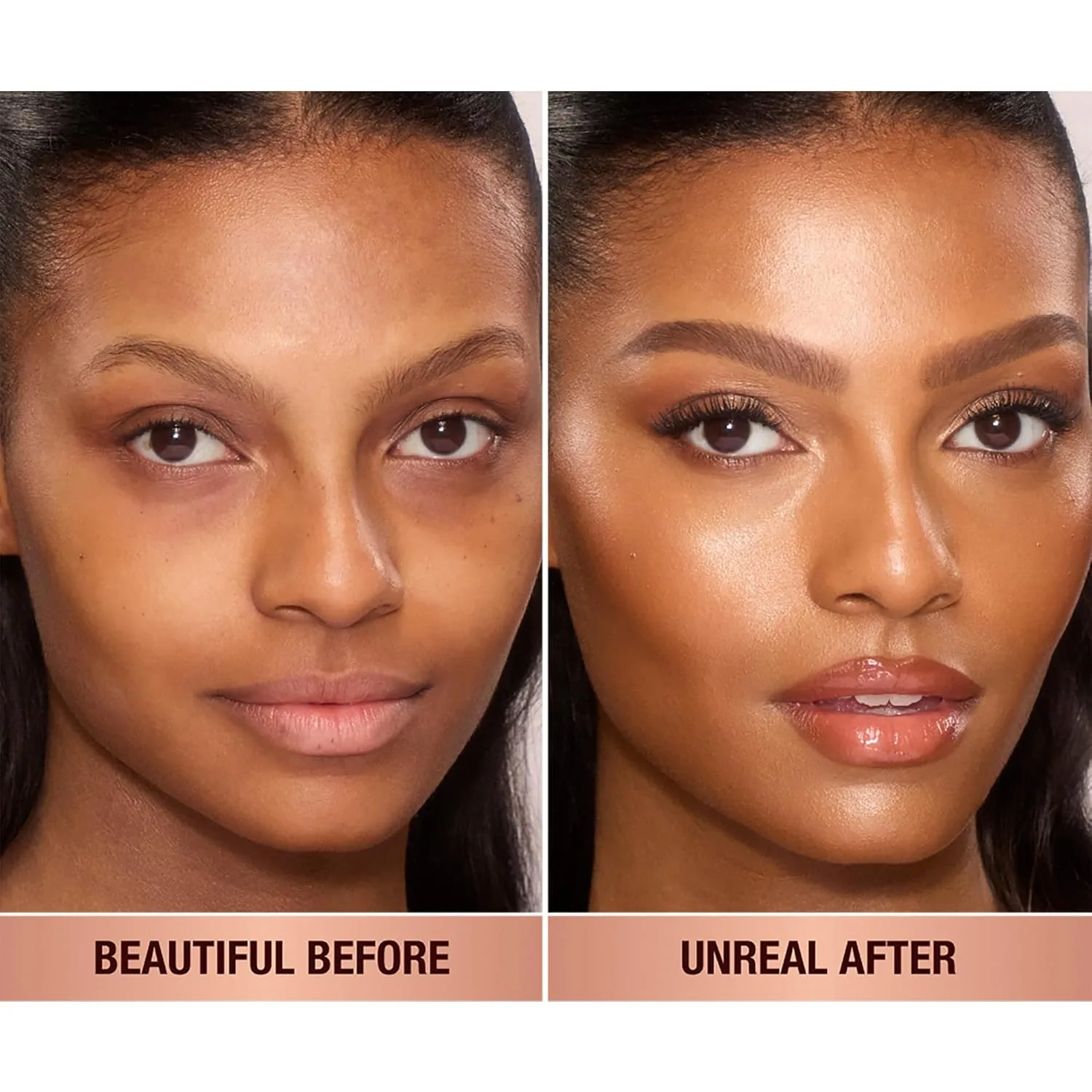 Charlotte Tilbury Unreal Skin Tint & Sheer Glow Hydrating Foundation Stick - тональная основа-стик с увлажняющим эффектом и легким покрытием, 12 Tan - Tan-deep with warm undertones — фото 2