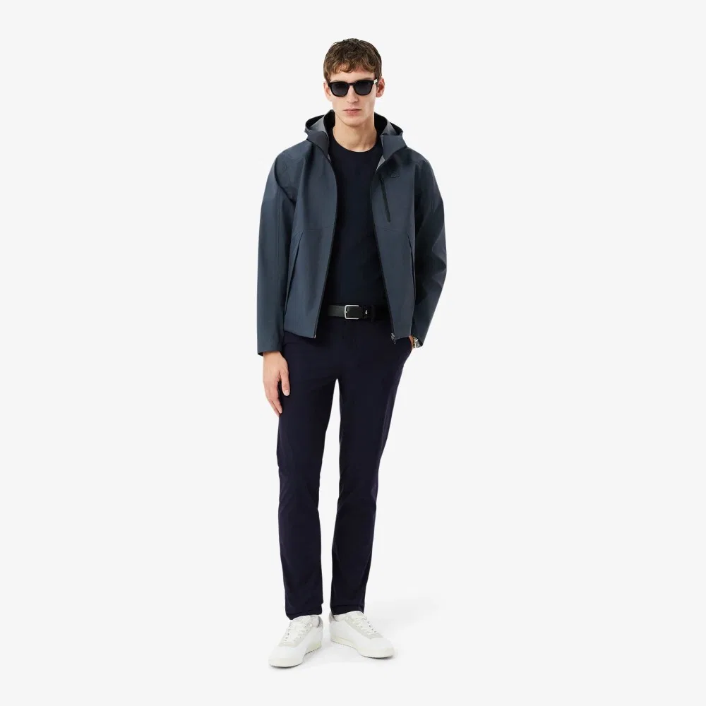 Мужские брюки Commuter, тёмно-синие, от Lacoste — фото 4