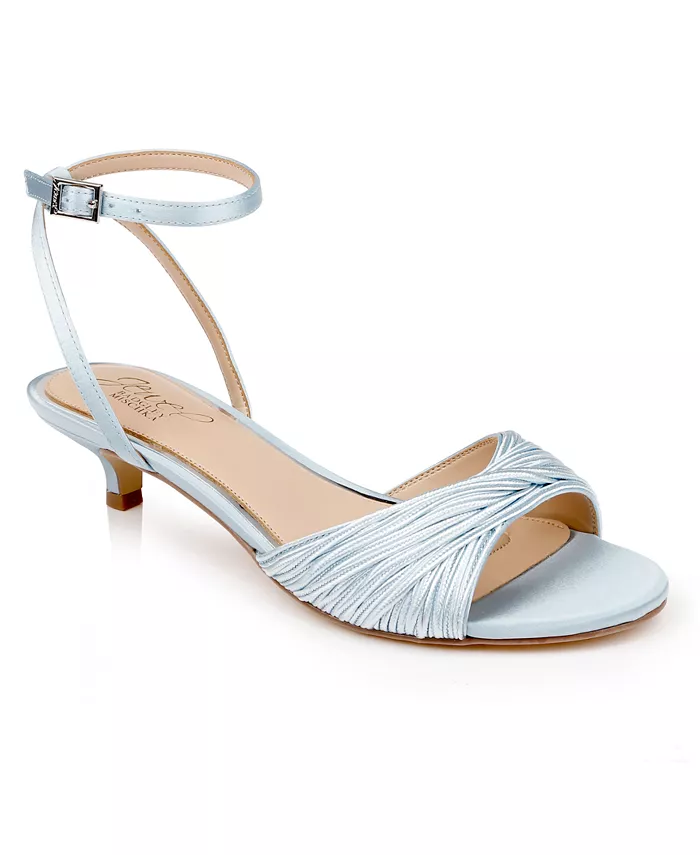 Женские босоножки Nance на низком каблуке Jewel Badgley Mischka, белый