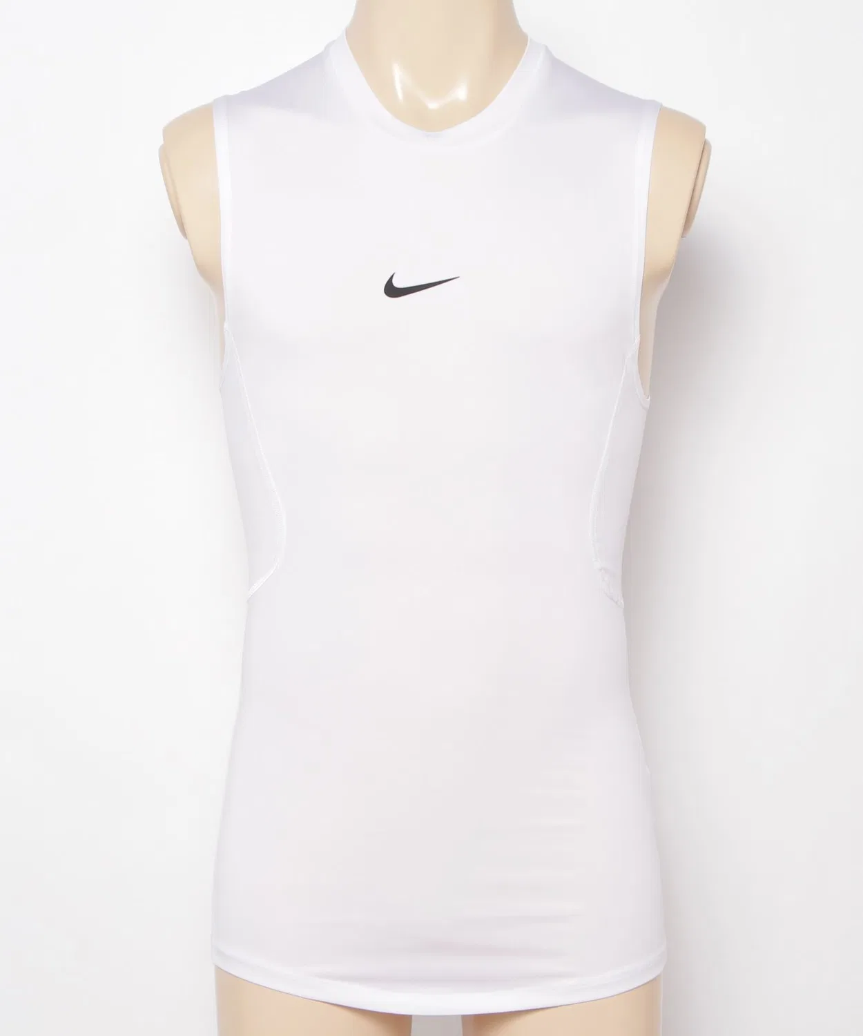 Топ без рукавов Nike Pro Dri-FIT Slim Fit, белый