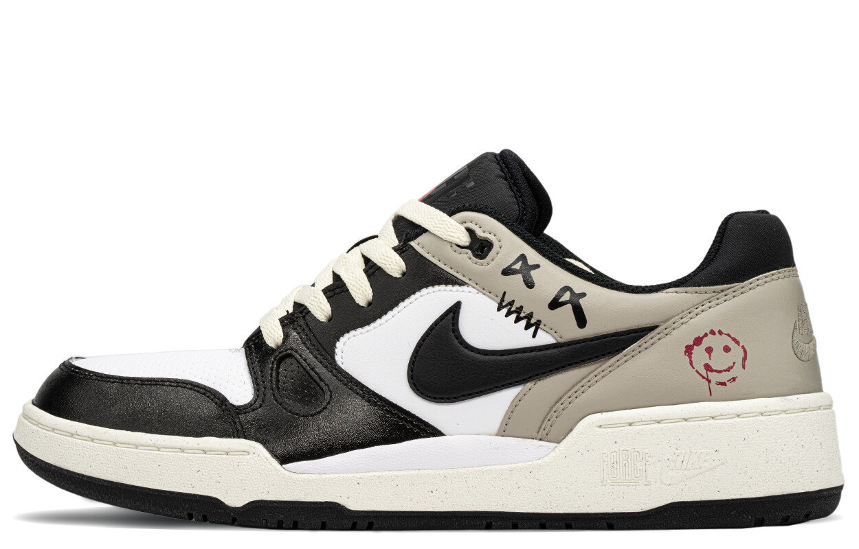 

Кроссовки Nike Full Force Skateboarding Shoes Men Low-top Black/Brown, черный/коричневый