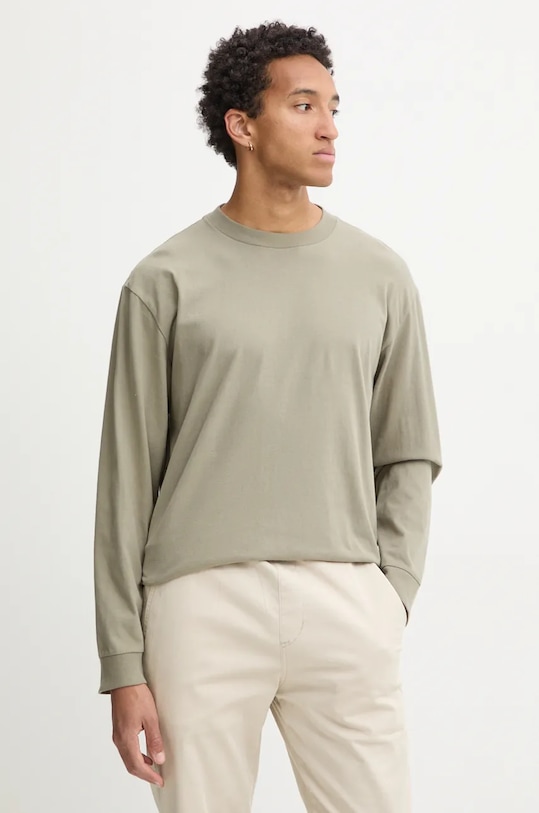 

Хлопковая водолазка Hollister Co., зеленый