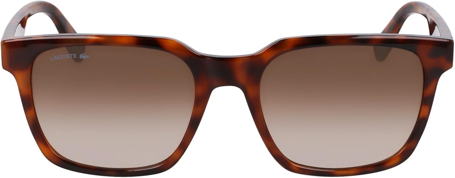 

Lacoste мужские прямоугольные солнцезащитные очки L6028s, Havana