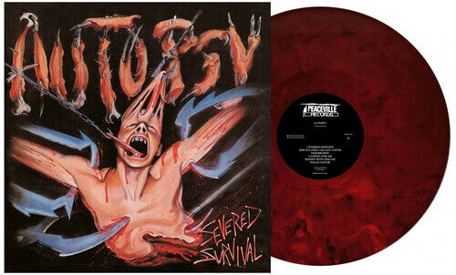 

Виниловая пластинка Autopsy: Severed Survival: 35th Anniversary - Red Sleeve, 140gm Red & Black Marble Vinyl